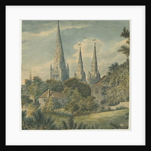 Lichfield Cathedral - North East View by Sarah Clifford Fernyhough
