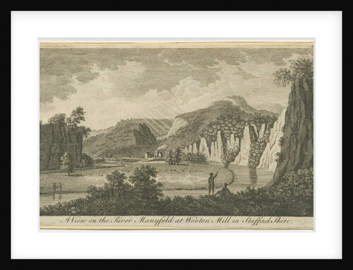 Wetton - Manifold Valley: engraving, nd [late 18th cent] by School English