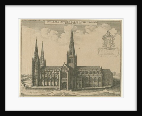 Lichfield Cathedral - South View by Wenceslaus Hollar