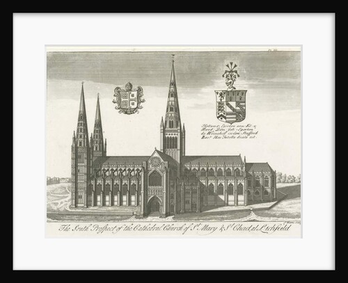 Lichfield Cathedral - South View by School English