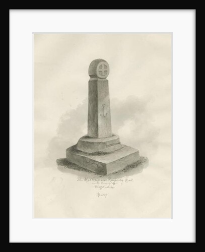 Biddulph - 'Red Cross' : sepia drawing, 1847 by John Buckler