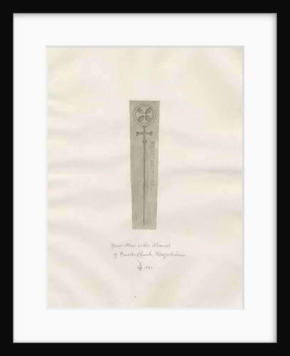 Enville Church - Gravestone by John Chessell Buckler