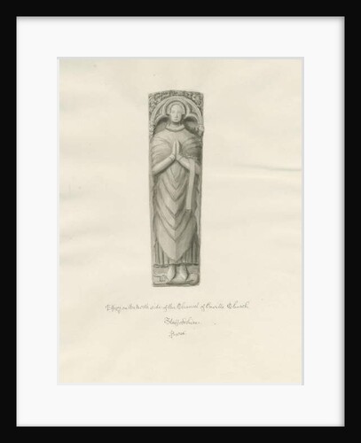 Enville Church - Effigy by John Buckler