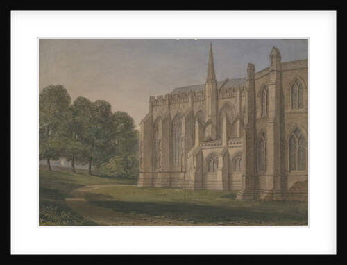 Lichfield Cathedral - North North West View by John Buckler