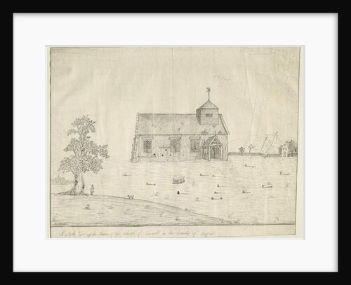 Farewell Church: pen drawing, nd [?late 18th cent] by Richard Greene