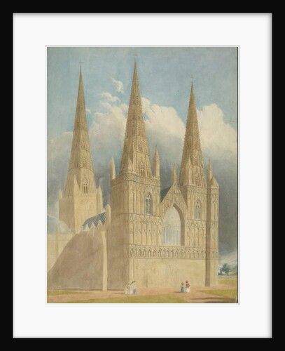 Lichfield Cathedral - West Front by School English