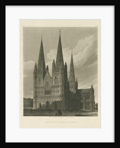 Lichfield Cathedral - West Front by Charles Wild