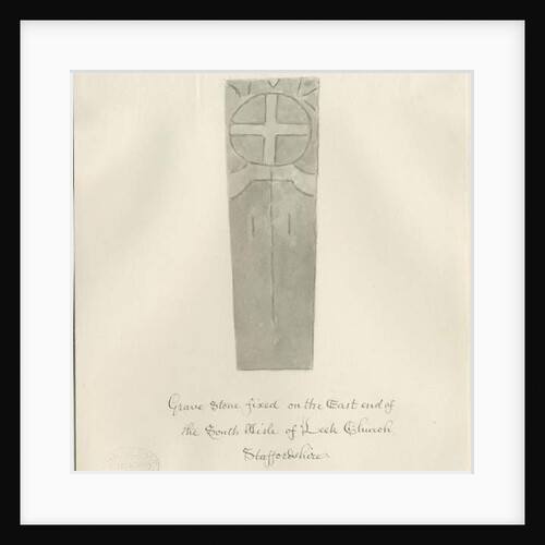 Leek Church - Gravestone by John Buckler