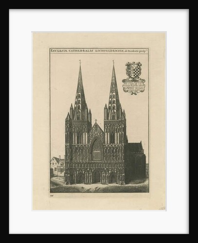 Lichfield Cathedral - West Front by School English