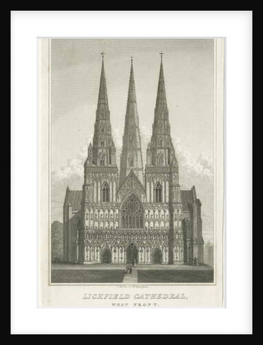 Lichfield Cathedral - West Front by Thomas George Lomax