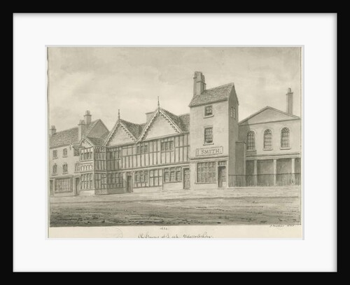 Leek Town - Old Houses by John Buckler