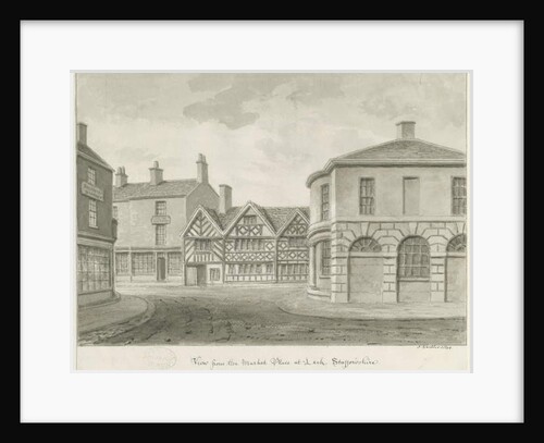 Leek Town - Market Place by John Buckler