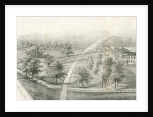 Fenton Hall and Whieldon's Grove: lithograph by School English