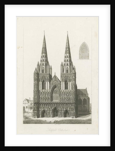 Lichfield Cathedral - West Front by John Byrne