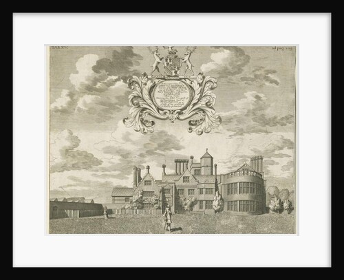 Fisherwick Hall: copper-plate engraving, nd [1653-1686] by Michael Burghers