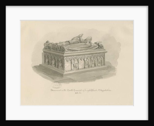 Leigh Church - Monument of Sir John Aston by George Buckler