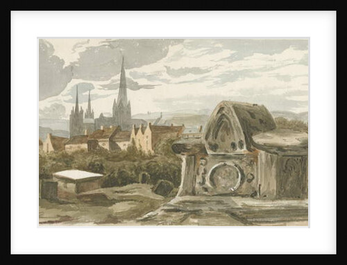 Lichfield - Old tomb in St. Michael's Churchyard by School English