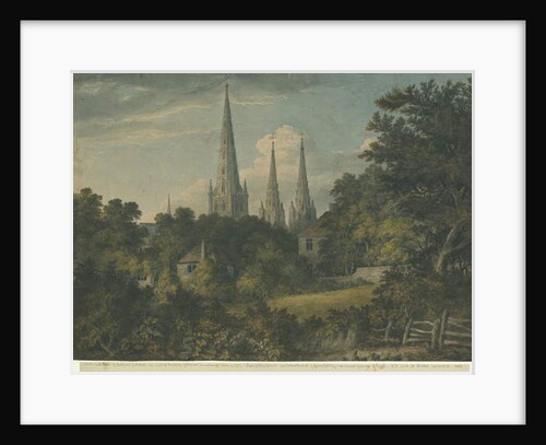 Lichfield Cathedral - North East View by Henry Salt