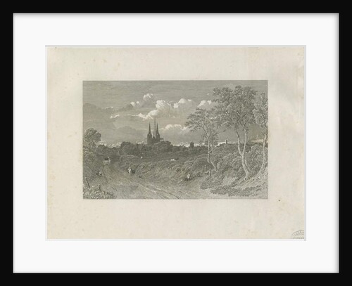 Lichfield Cathedral - West View by School English