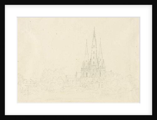 Lichfield Cathedral - East View by Henry Curzon Allport