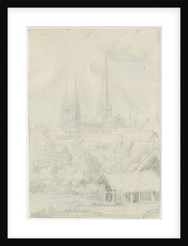 Lichfield Cathedral - South West View by Henry Curzon Allport
