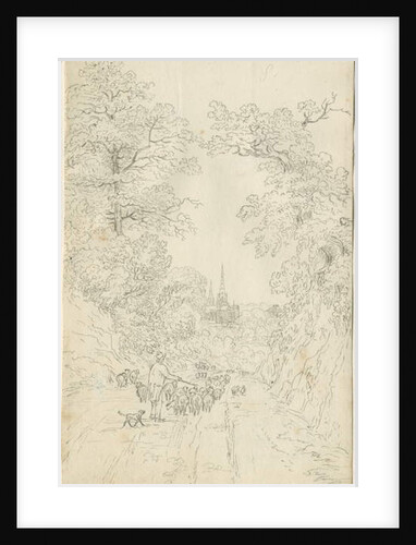 Lichfield Cathedral - South East View by Henry Curzon Allport