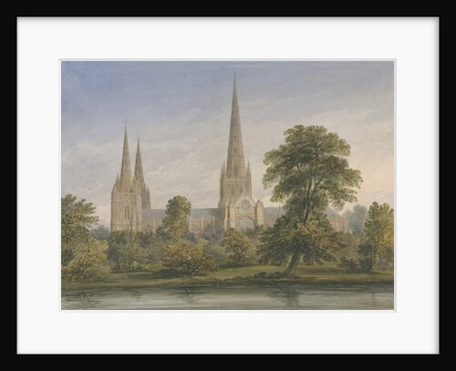 Lichfield Cathedral - South East View by John Buckler
