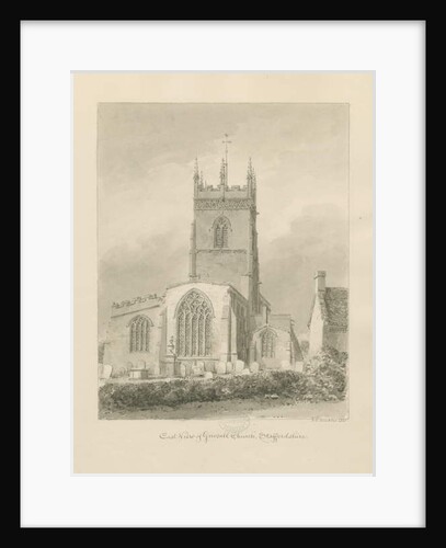 Gnosall Church by John Chessell Buckler