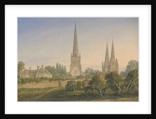 Lichfield Cathedral - North View by John Buckler