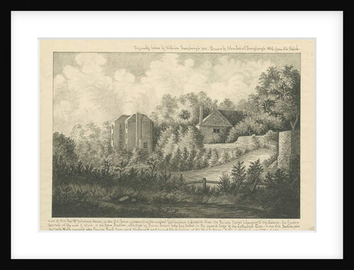 Lichfield Cathedral Close - 'Dr. Falconer's House: pen and ink drawing, 1800 by William Fernyhough