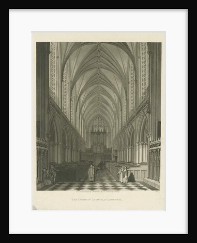 Interior of Lichfield Cathedral by Charles Wild