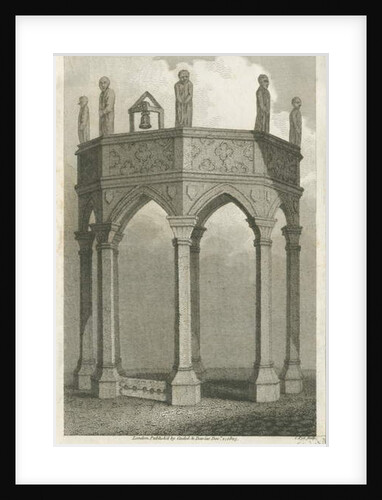 Lichfield - Market Place: engraving, nd [c 1805] by School English