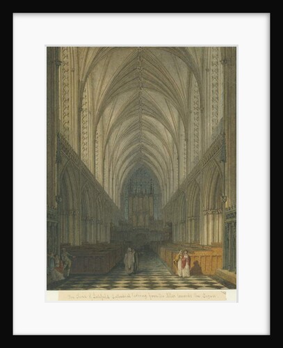 Interior of Lichfield Cathedral - Choir by Charles Wild