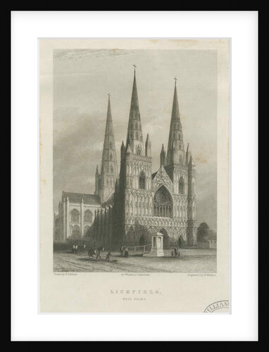 Lichfield Cathedral - West Front by Robert Garland