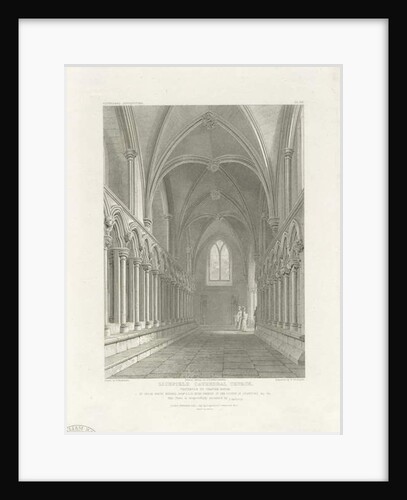 Interior of Lichfield Cathedral - Vestibule of Chapter House by John Britton