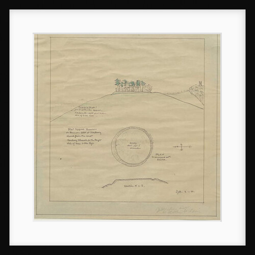 Hanbury Church - Barrow: drawing, 2 Jan [19]33 by School English