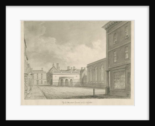 Lichfield - Market House by John Chessell Buckler