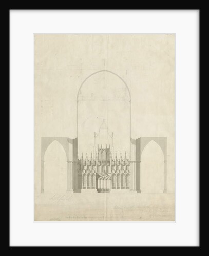 Interior of Lichfield Cathedral - Entrance from Choir to Nave by James Wyatt