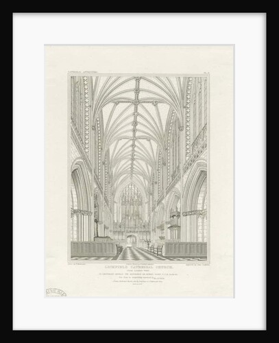 Interior of Lichfield Cathedral by John Britton