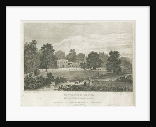 Smethwick Grove: engraving, nd [c 1830] by Frederick Calvert