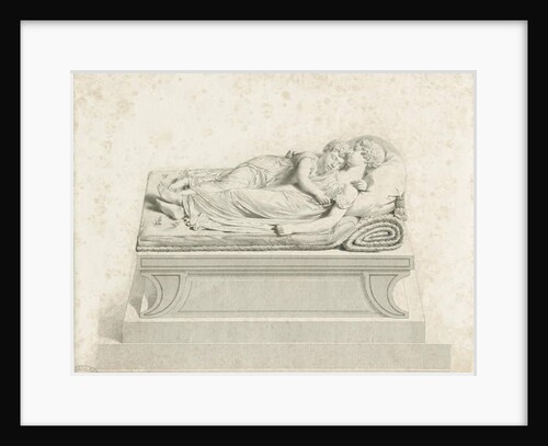 Lichfield Cathedral - 'The Sleeping Children': engraving by Francis Legatt Chantrey