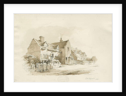 Cottages at Little Haywood by Thomas Peploe Wood