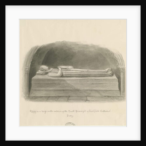 Lichfield Cathedral - Effigy [unknown person] by John Buckler