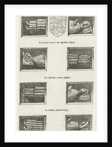 Lichfield Cathedral - Effigies: etching, [10 Dec 1795] by School English