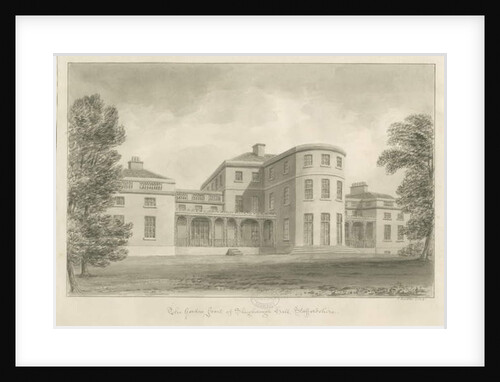 Shugborough Hall - Garden front by John Buckler