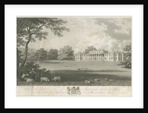 Shugborough Hall: engraving by Samuel Rawle
