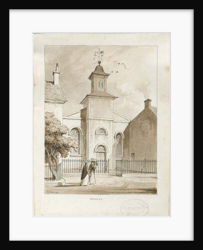 Fazeley Chapel: pen and wash drawing, 1841 by Thomas Peploe Wood