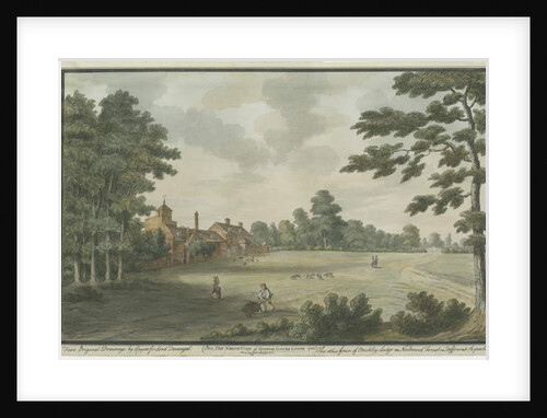 Hopwas Hayes: water colour painting, 1786 by School English