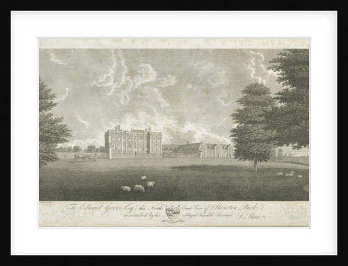 Shenstone Park - Hall: engraving, nd [late 18th cent] by Stebbing Shaw