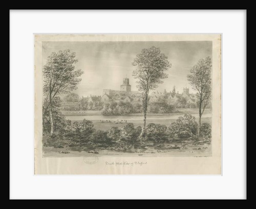 Stafford - South West View by John Buckler